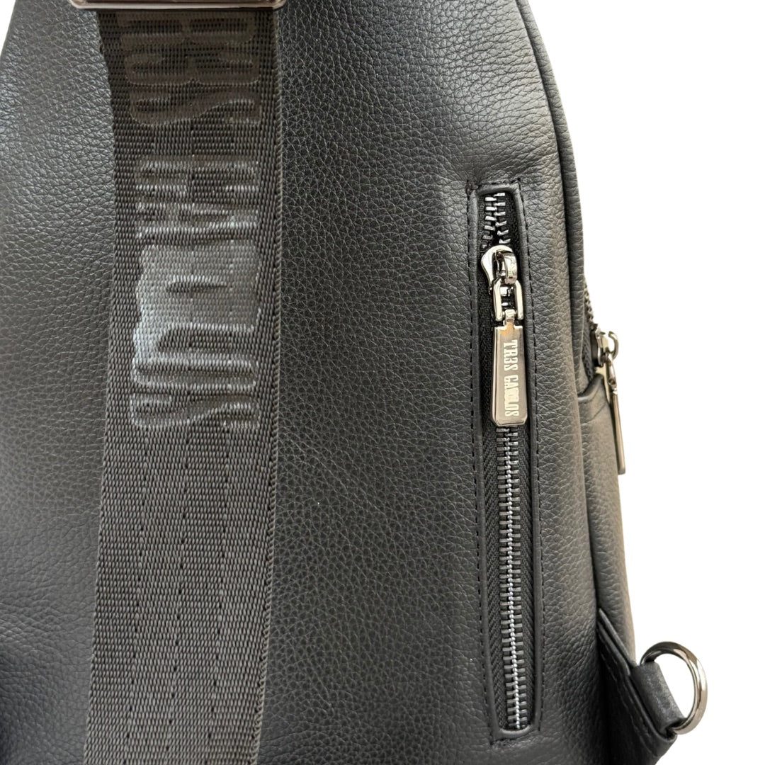 Pechera Pitón Nobuck Negro