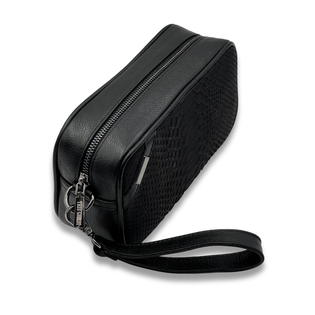 Bandolera Mini Pitón Nobuck