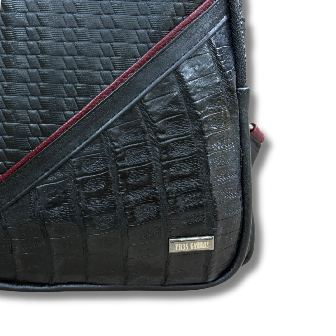 Pechera Crusier Cocodrilo Negro