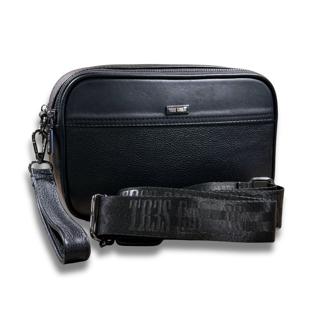 Bandolera Marcus · Piel Negra