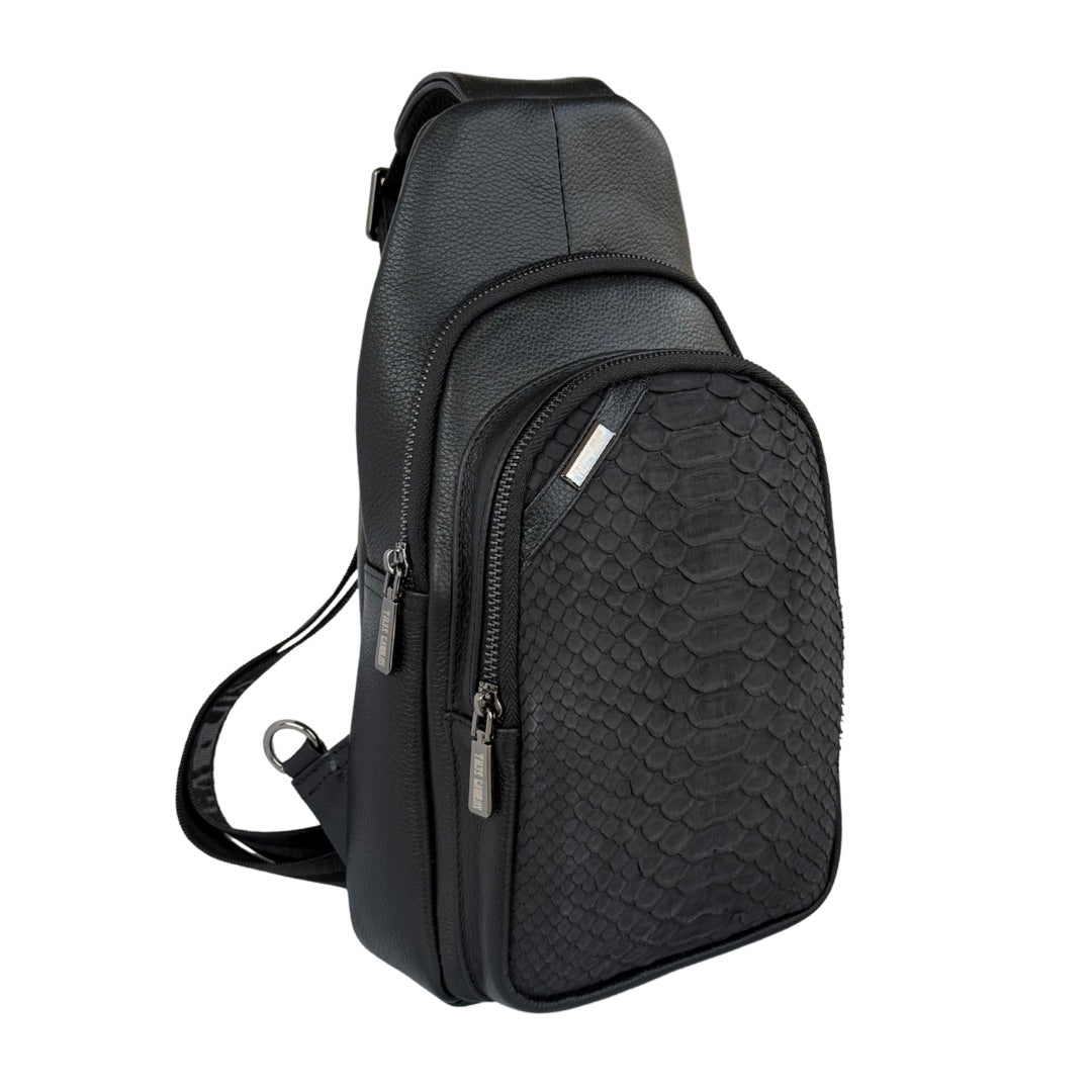 Pechera Pitón Nobuck Negro
