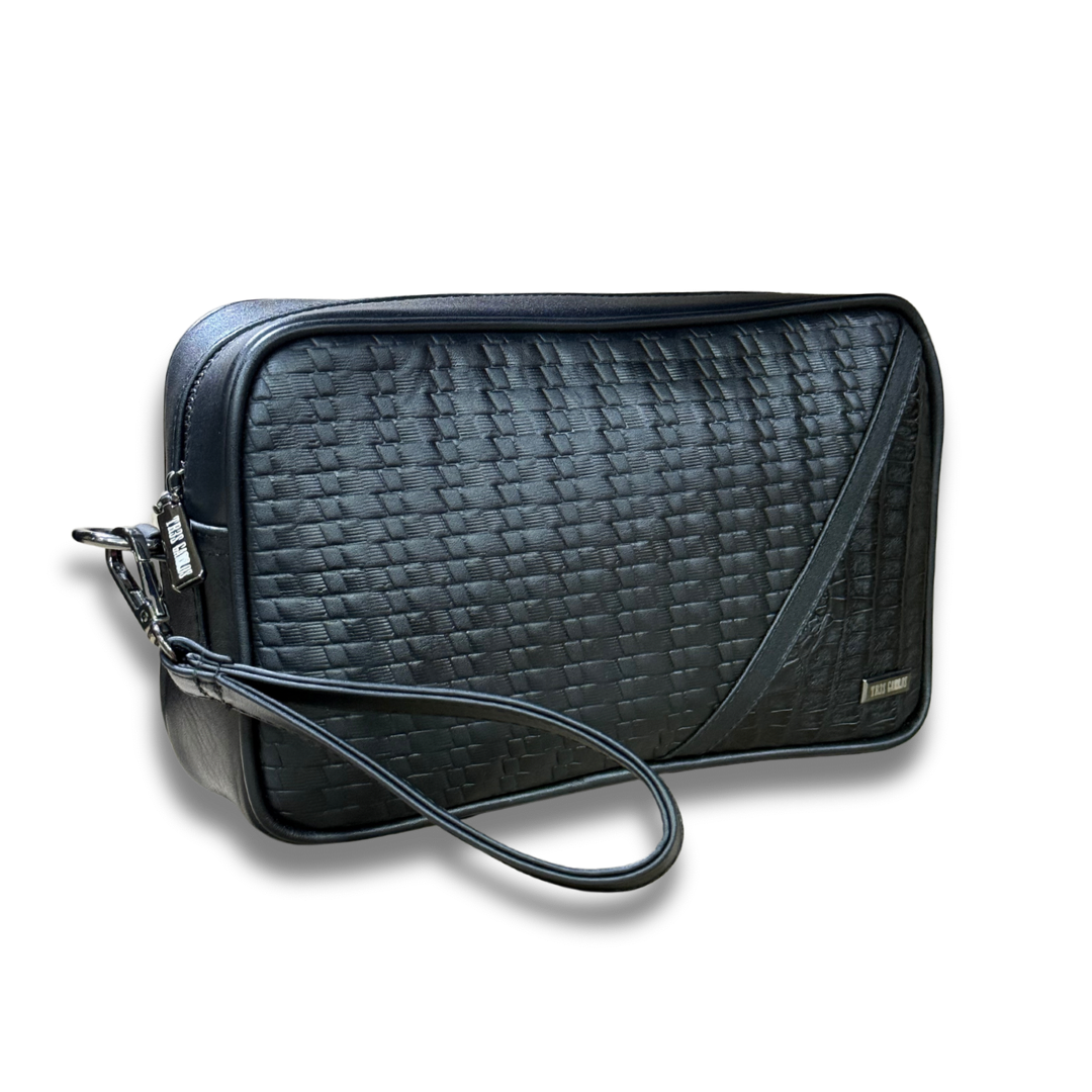 Bandolera Crusier Cocodrilo Negro