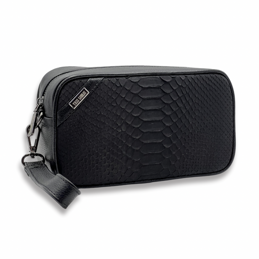 Bandolera Mini Pitón Nobuck