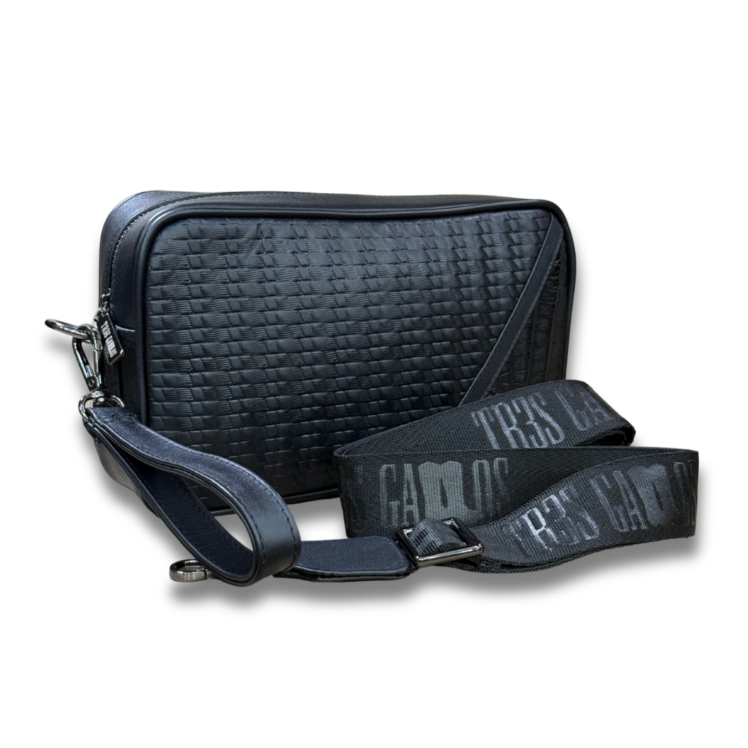 Bandolera Crusier Cocodrilo Negro